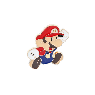超级玛丽马里奥胸针男女可爱卡通金属徽章个性情侣书包装饰品ins