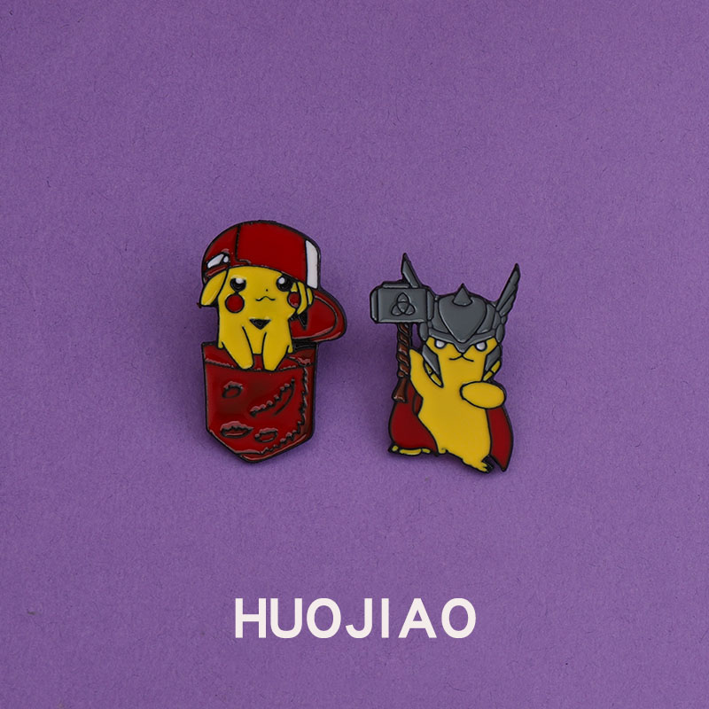 神奇宝贝皮卡丘胸针日系动漫徽章