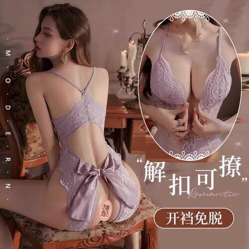薄款蕾丝qqny禁欲性感床上睡衣