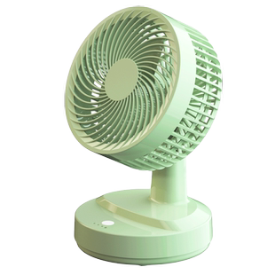 电风扇迷你学生宿舍床头上USB充电小风扇轻音台式夹扇桌面小电扇