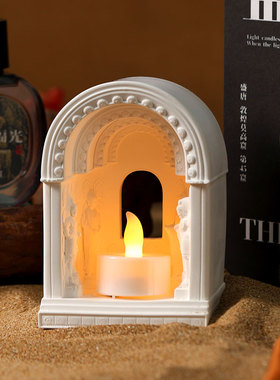 敦煌文创盛唐福光香薰扩香石小夜灯卧室创意博物馆摆件生日礼物