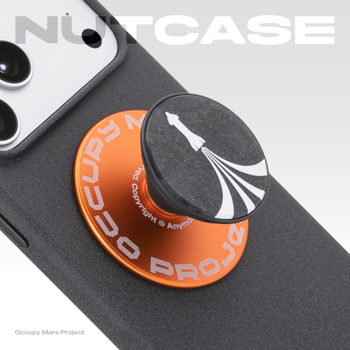 NUTCASE联名限定《占领火星计划》高级合金适用MagSafe加强磁吸支架气囊便携创意手机壳指环扣个性新款潮牌