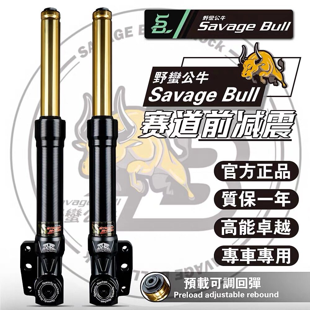 野蛮公牛33芯前减震三阳哈士奇DRG150劲战JET飞度4/5改装前避震