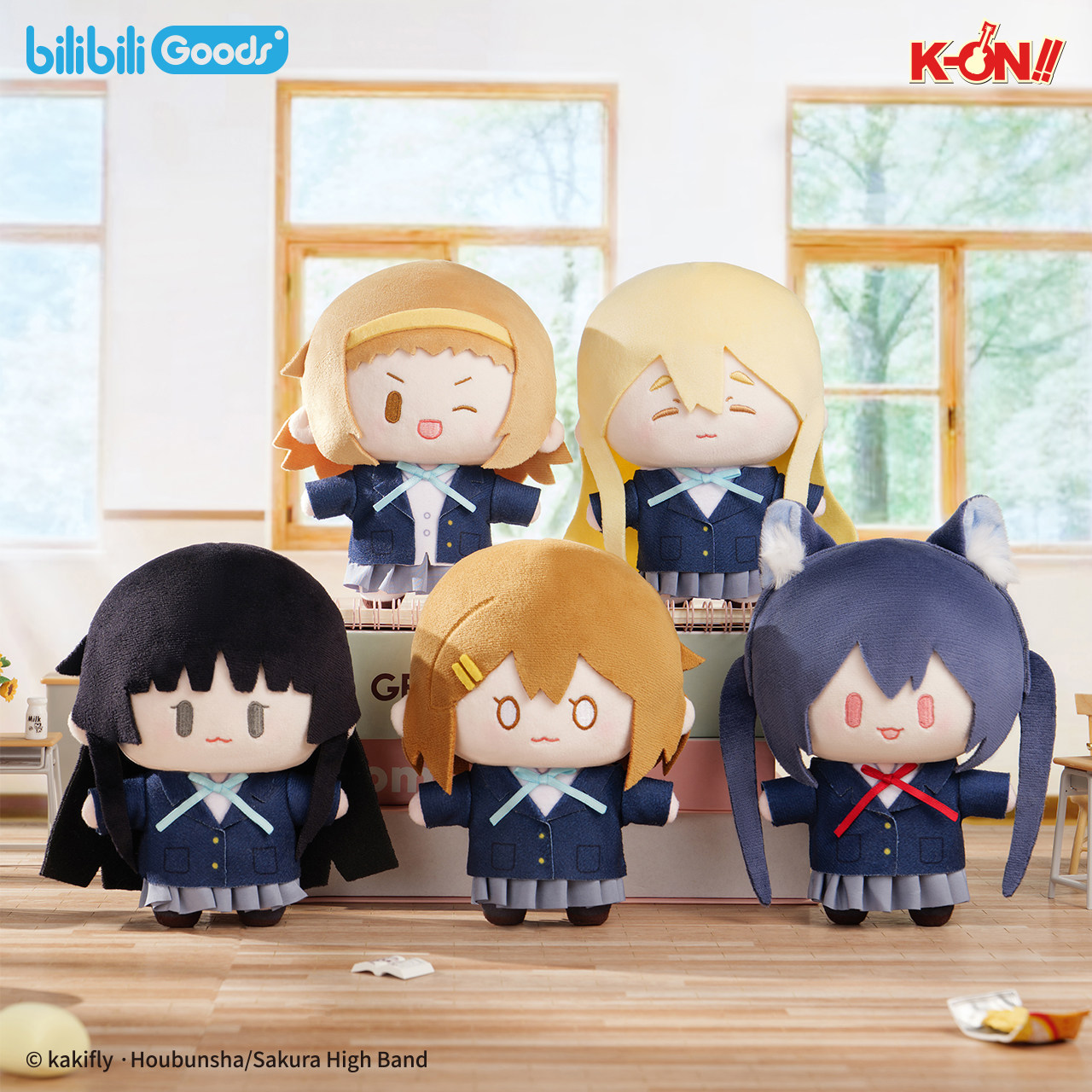 bilibiliGoods轻音少女周边 毛绒玩偶/徽章/垫板