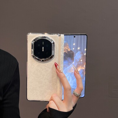 适用华为matex7丝绒贝母纹外壳