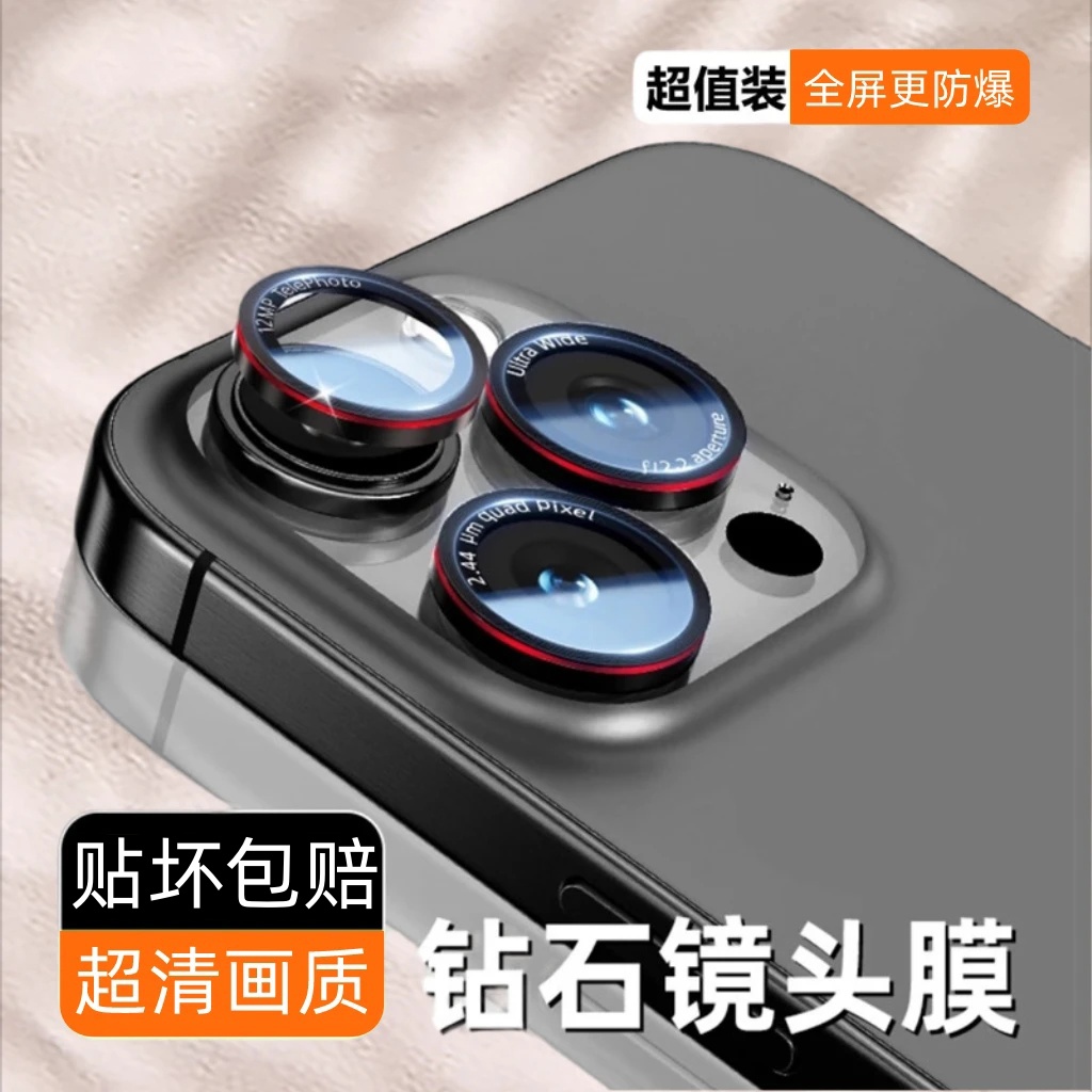 贴坏包赔【适用新款双焦镜头膜】