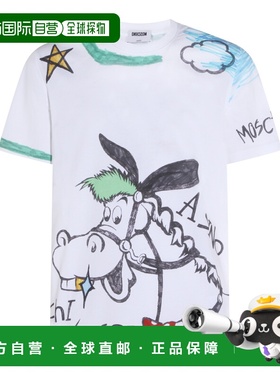 1h可退 香港直邮Moschino 莫斯奇诺 男士 短袖印花T卹 261ZZ07050