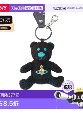 香港直邮Vivienne Westwood 泰迪熊造型钥匙扣 82120005UW018E