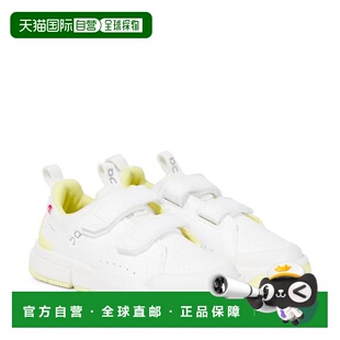 1h可退 香港直邮On昂跑 男童 The Roger皮质运动鞋童鞋white白色