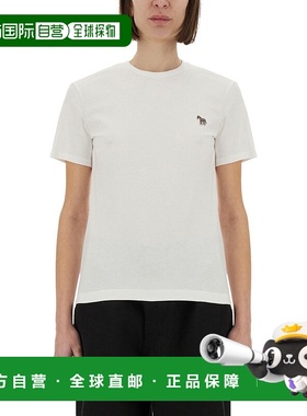 1h可退 香港直邮Paul Smith 女士 带Logo拼缀T恤 W2RG799EP184601
