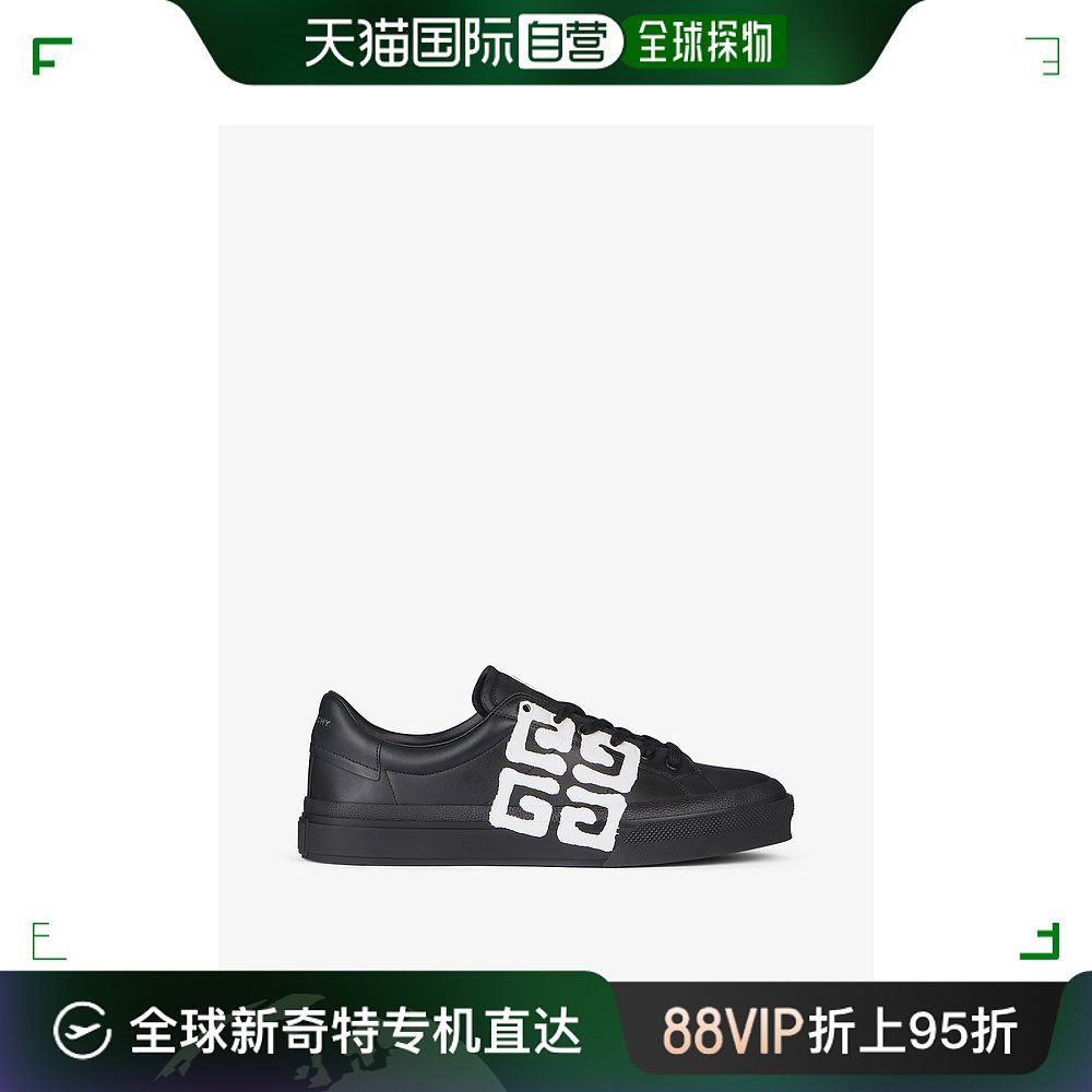 欧洲直邮GIVENCHY/纪梵希City Sport 4G 标签效果皮革运动鞋 流行男鞋 时尚休闲鞋 原图主图