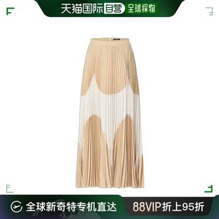 女士 香港直邮Louis 路易斯威登 徽标百褶半身裙 Vuitton 1AFDUI