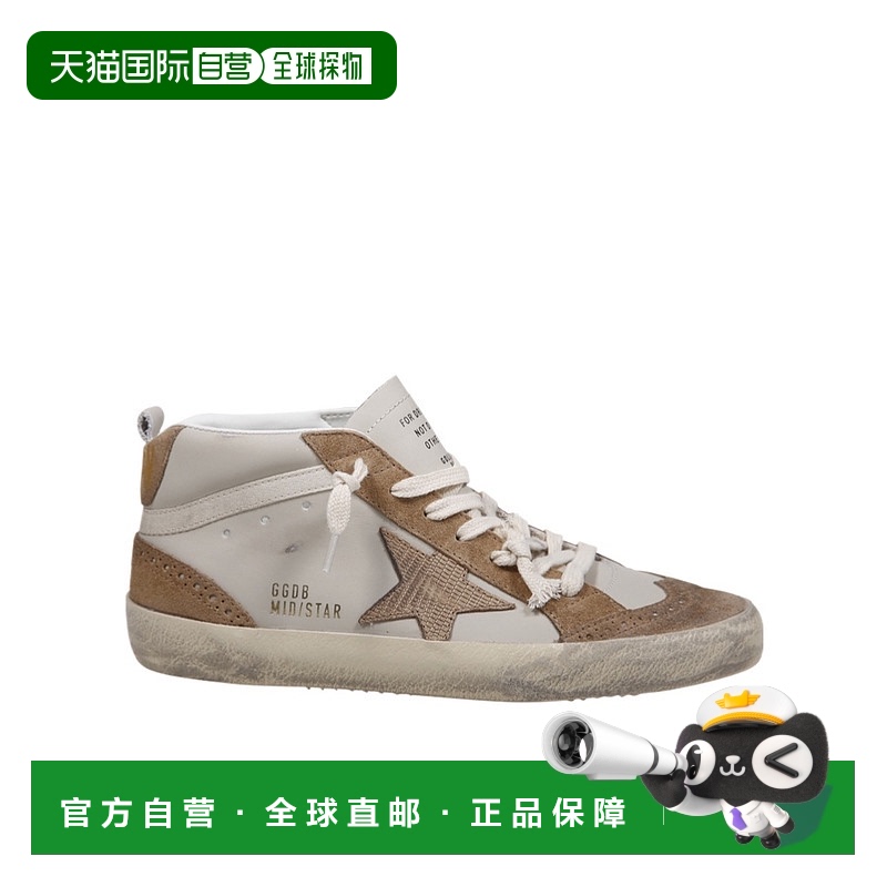 香港直邮Golden Goose Deluxe Brand 系带高帮休闲鞋 GWF00122.F0