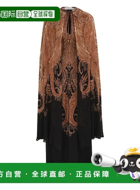 1h可退 香港直邮ZIMMERMANN 女士 黑色佩斯利印花连衣裙 5207DF25