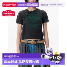 ALEXANDER WANG亚历山大王女士打结设计图案T恤