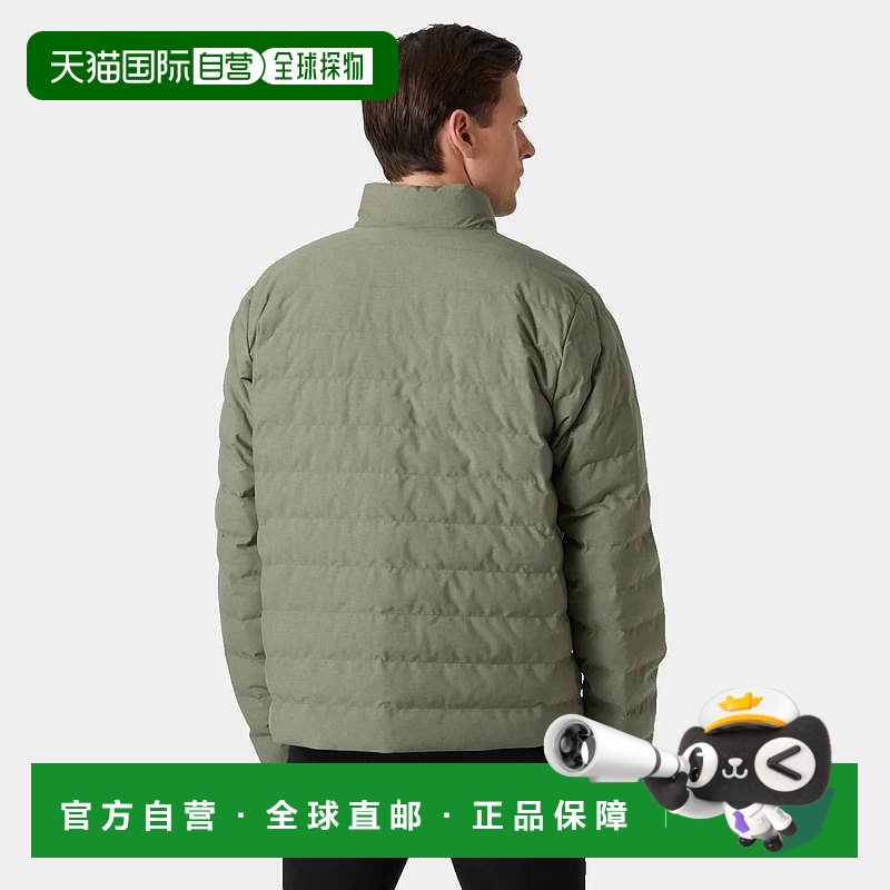 自营欧洲直邮Helly Hansen 男士绿色聚酯Alby保暖绗缝夹克