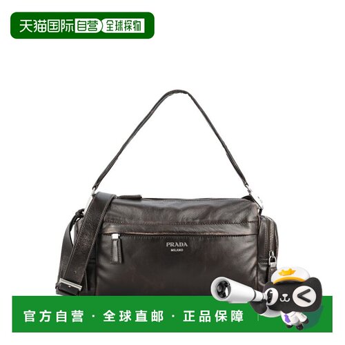 香港直邮PRADA 男士单肩包 2VH2172C75F0003 AW2026 棕色