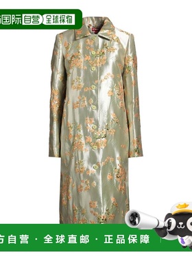 香港直邮Staud 女士 长款夹克 green绿色 舒适时尚