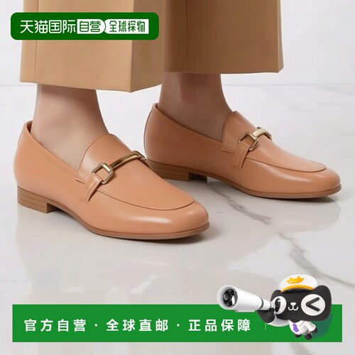 欧洲直邮Jonak鞋子女乐福鞋摩卡辛鞋米色一脚蹬SEMPRE单鞋