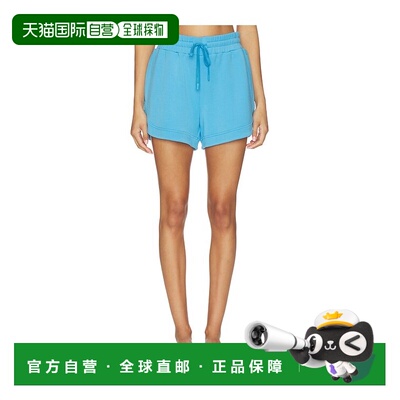 1h可退 香港直邮VARLEY 女士 Ollie 高腰短裤 VAR01902 blue蓝色