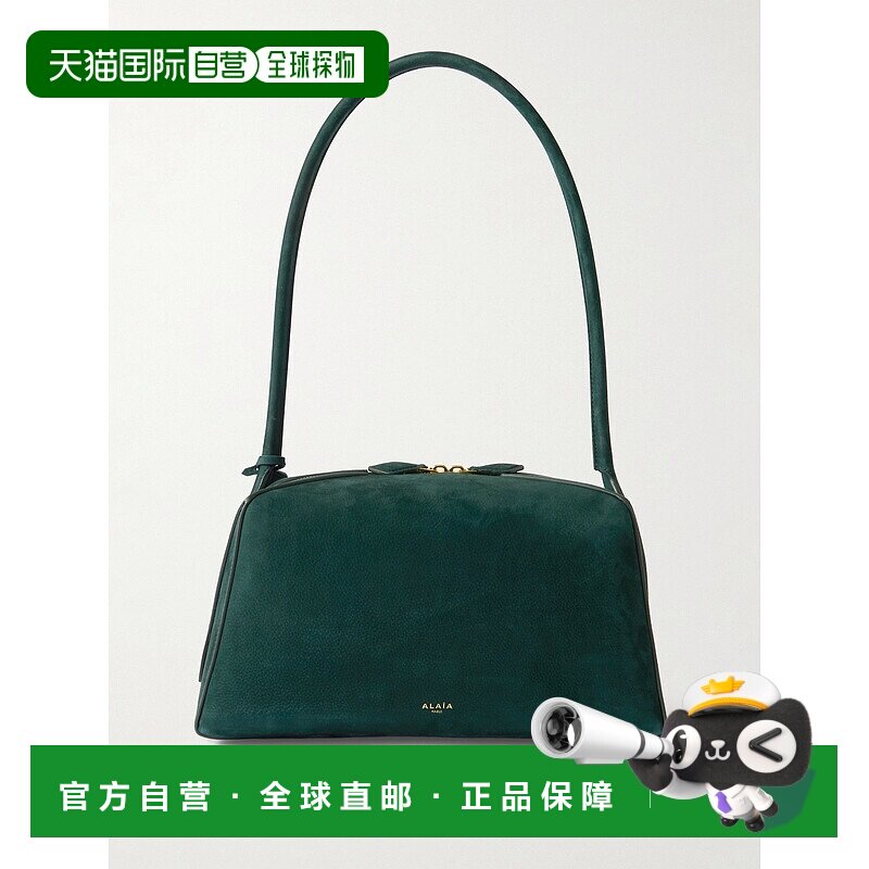 1h可退 香港直邮alaia 女士 Le Bulldog 中号牛巴革肩包 AA1L2019