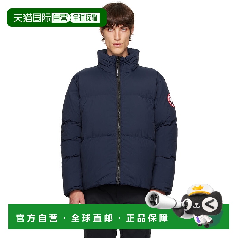 1h可退 香港直邮Canada Goose 加拿大鹅 男士 海军蓝 Lawrence 羽