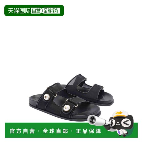 1h可退 香港直邮JIMMY CHOO 女士拖鞋 FAYENCESANDALMHPBLACKBLAC