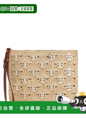 1h可退 香港直邮Rabanne 女士 RAFFIA 手拿包 25ESS0509NAT047