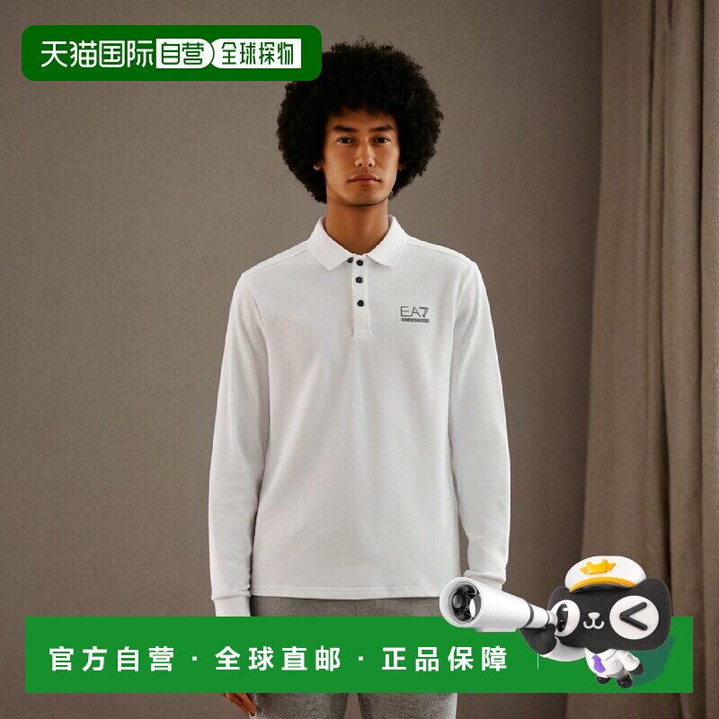 香港直邮EA7 Emporio Armani 徽标图案POLO衫 2737014A209长袖