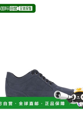 1h可退 香港直邮Hogan 男士 互動運動鞋 HXM00N00010UDX blue蓝色