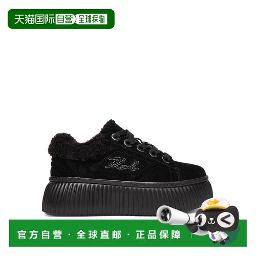 欧洲直邮KARL LAGERFELD 女士运动鞋 KL4231250X AW2025 黑色