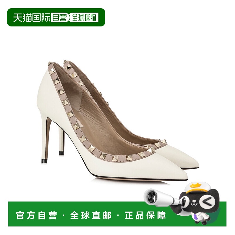香港直邮VALENTINO 19FW Rockstud 高跟鞋 Women华伦天奴真皮