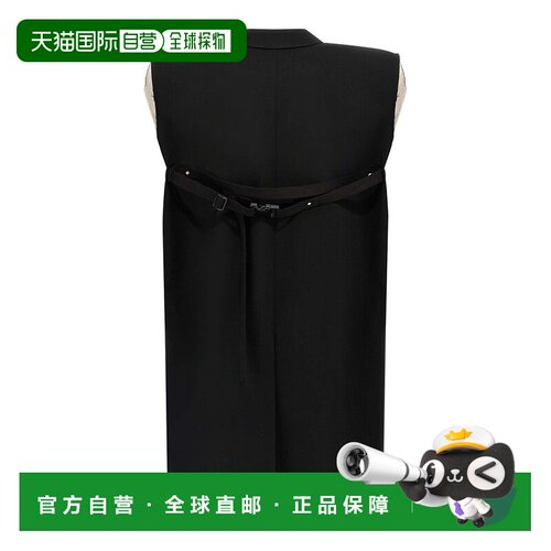 香港直邮RICK OWENS 女士马甲 RP01E7768WLP09 SS2025 黑色