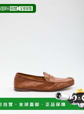 香港直邮versace 范思哲 女士 Medusa 皮质乐福鞋 10234311A17346