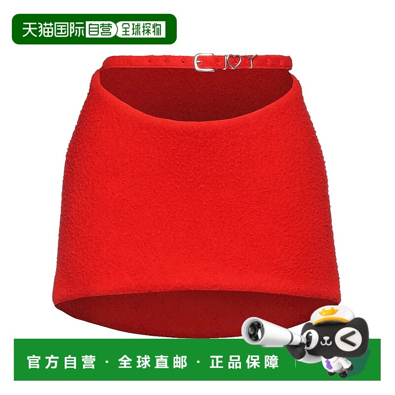 香港直邮Y PROJECT 女士 迷你半身裙 red红色 舒适时尚