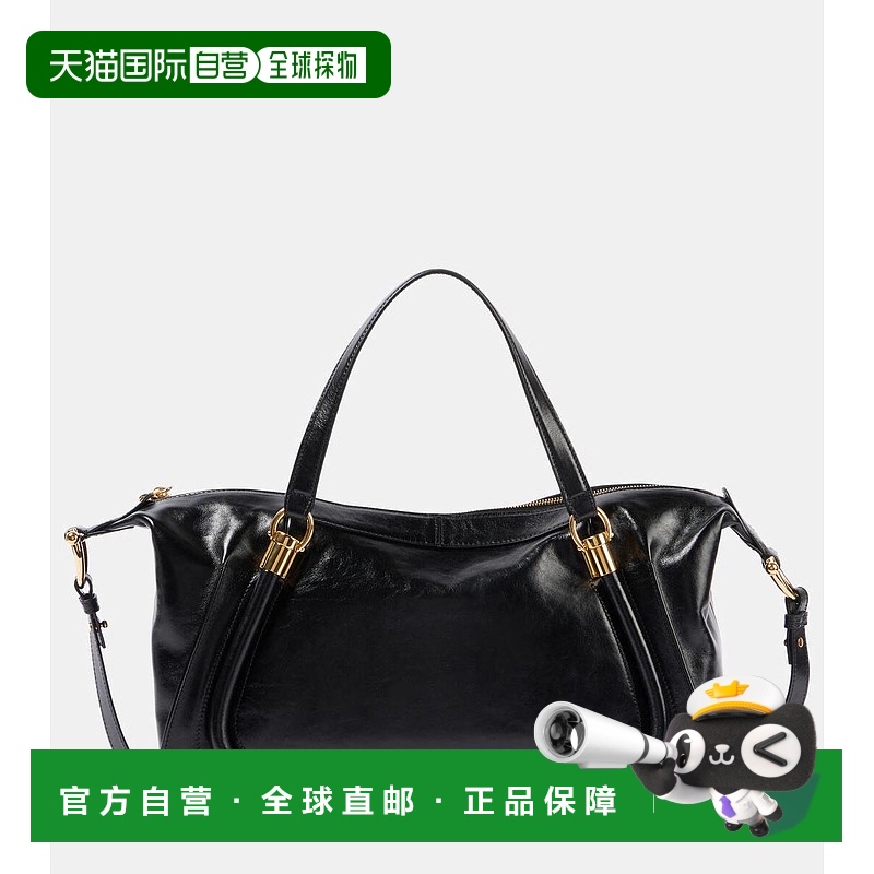 1h可退 香港直邮Chloe 蔻依 女士 Paraty 24寸中号皮革肩包