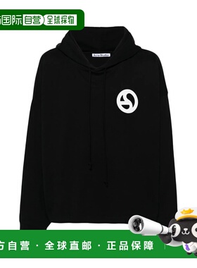 1h可退 香港直邮Acne Studios 艾克妮 男士 FESTER LOGOGRAM 连帽