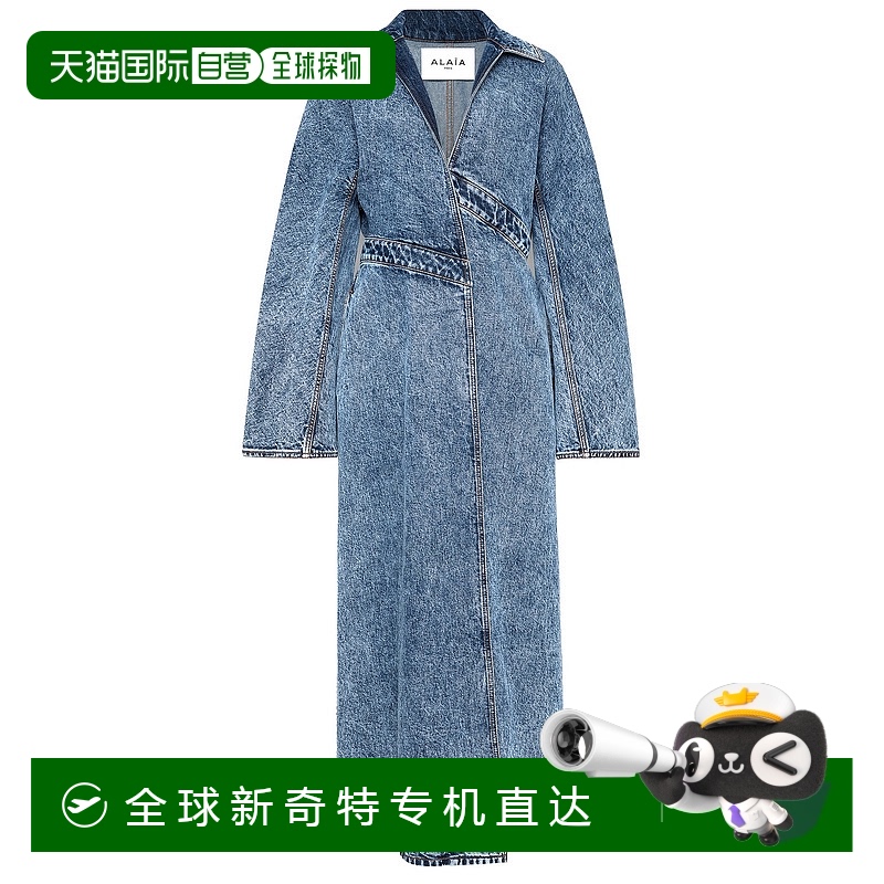 1h可退 香港直邮Alaia 女士 螺旋形风衣 AA9M1067T535A 舒适时尚