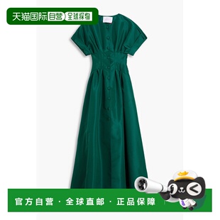 1h可退 香港直邮CAROLINA HERRERA 女士 褶裥真丝-罗缎睡裙 R2311
