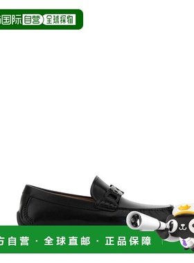 香港直邮Salvatore Ferragamo 菲拉格慕 男士 BYTE 黑色皮质乐福