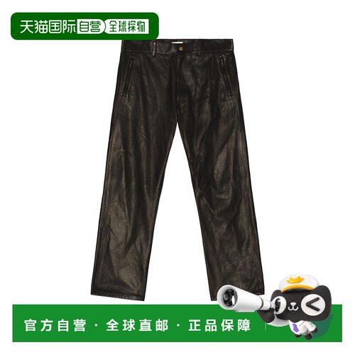 1h可退 香港直邮essentials fear of god 男士 皮革裤子 FG25FW55