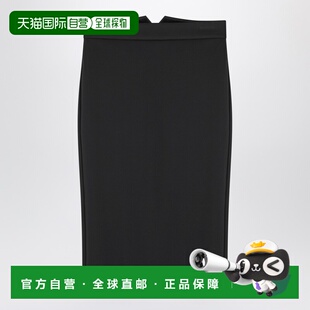 香港直邮Moncler X Edward Enninful 女士 黑色铅笔半身裙 8H0000