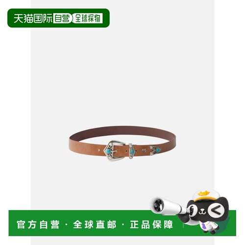 香港直邮PINKO 女士腰带 106693A2X7L17O SS2026 棕色 PINKO TRIT
