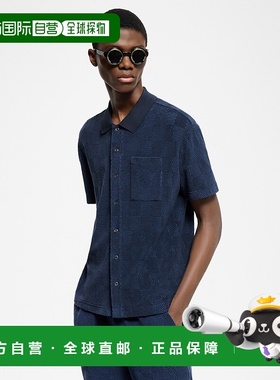 自营Louis Vuitton Chemise manches courtes Damier 法式短袖衬