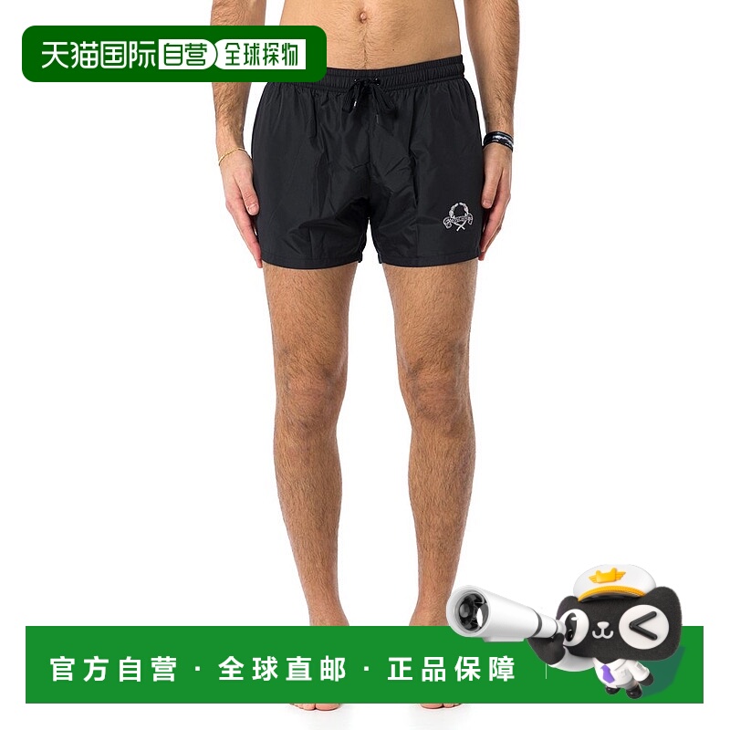 1h可退 香港直邮Moschino 莫斯奇诺 男士 Laurel Crown Logo 沙灘