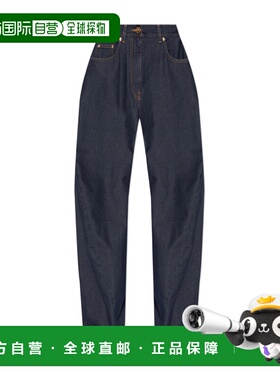 香港直邮Versace 腰带环牛仔裤 10208821A15341直筒裤