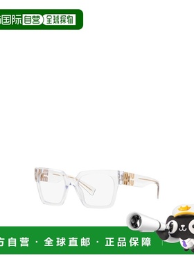 1h可退 香港直邮Miu Miu 徽标平光镜 0MU04UV