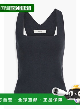 香港直邮VINCE 女士 方领工字背心 V047179590 blue蓝色 舒适时尚