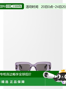 自营欧洲直邮LOEWE罗意威 Rectangular女士紫色醋酸矩形太阳镜