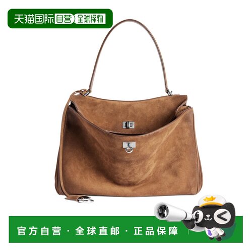 香港直邮Balenciaga Rodeo 女士中号驼色手提包 7897722AB4G